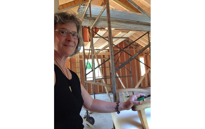 Louise in her shop